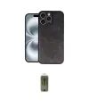 ieg™ iPhone 16 Pro Kılıf Kıvılcım Işık Serisi - Siyah Joko Magic 5D Hayalet Cam