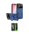 ieg™ iPhone 16 Pro Kılıf Kıvılcım Modern Serisi - Şeffaf 360 Full Body Arka Koruyucu