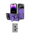 ieg™ iPhone 16 Pro Kılıf Kıvılcım Modern Serisi - Siyah Bilvis 3D Mat Cam Ekran Koruyucu