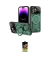 ieg™ iPhone 16 Pro Kılıf Kıvılcım Modern Serisi - Siyah Buffer Cam Ekran Koruyucu