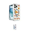 ieg™ iPhone 16 Pro Kılıf Kozmos Doku - Siyah Bilvis 0.18mm Plus Cam Ekran Koruyucu