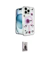 ieg™ iPhone 16 Pro Kılıf Kozmos Doku - Siyah Bilvis Hayalet Cam Ekran Koruyucu
