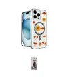 ieg™ iPhone 16 Pro Kılıf Kozmos Doku - Siyah Bilvis Hayalet Cam Ekran Koruyucu