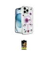 ieg™ iPhone 16 Pro Kılıf Kozmos Doku - Siyah Buffer Cam Ekran Koruyucu