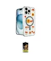 ieg™ iPhone 16 Pro Kılıf Kozmos Doku - Siyah Buffer Cam Ekran Koruyucu