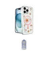 ieg™ iPhone 16 Pro Kılıf Kozmos Doku - Siyah Joko Magic 5D Cam