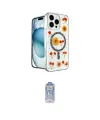 ieg™ iPhone 16 Pro Kılıf Kozmos Doku - Siyah Joko Magic 5D Cam