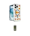 ieg™ iPhone 16 Pro Kılıf Kozmos Doku - Siyah Joko Magic 5D Hayalet Cam