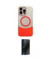 ieg™ iPhone 16 Pro Kılıf Kozmos Form Özel Seri - Siyah 3D Antistatik Hayalet Cam Ekran Koruyucu