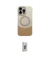 ieg™ iPhone 16 Pro Kılıf Kozmos Form Özel Seri - Siyah Bilvis 3D Cam Ekran Koruyucu