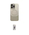 ieg™ iPhone 16 Pro Kılıf Kozmos Form Özel Seri - Siyah Bilvis 3D Cam Ekran Koruyucu