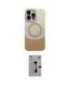 ieg™ iPhone 16 Pro Kılıf Kozmos Form Özel Seri - Siyah Bilvis 3D Mat Cam Ekran Koruyucu