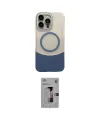 ieg™ iPhone 16 Pro Kılıf Kozmos Form Özel Seri - Siyah Bilvis 3D Mat Cam Ekran Koruyucu