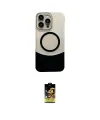 ieg™ iPhone 16 Pro Kılıf Kozmos Form Özel Seri - Siyah Buffer Cam Ekran Koruyucu