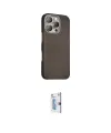 ieg™ iPhone 16 Pro Kılıf Kozmos Klasik Prime - Siyah Bilvis 0.18mm Plus Cam Ekran Koruyucu
