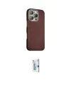 ieg™ iPhone 16 Pro Kılıf Kozmos Klasik Prime - Siyah Bilvis 0.18mm Plus Cam Ekran Koruyucu