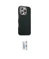 ieg™ iPhone 16 Pro Kılıf Kozmos Klasik Prime - Siyah Bilvis 0.18mm Plus Cam Ekran Koruyucu