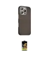 ieg™ iPhone 16 Pro Kılıf Kozmos Klasik Prime - Siyah Buffer Cam Ekran Koruyucu