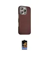 ieg™ iPhone 16 Pro Kılıf Kozmos Klasik Prime - Siyah Buffer Hayalet Cam Ekran Koruyucu