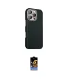 ieg™ iPhone 16 Pro Kılıf Kozmos Klasik Prime - Siyah Buffer Hayalet Cam Ekran Koruyucu