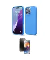 ieg™ iPhone 16 Pro Kılıf Kozmos Yansıma Özel Seri - Siyah 3D Antistatik Mat Seramik Nano Ekran Koruyucu