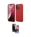 ieg™ iPhone 16 Pro Kılıf Kozmos Yansıma Özel Seri - Siyah 3D Antistatik Mat Seramik Nano Ekran Koruyucu