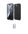 ieg™ iPhone 16 Pro Kılıf Kozmos Yansıma Özel Seri - Siyah Bilvis 0.18mm Plus Cam Ekran Koruyucu