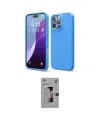 ieg™ iPhone 16 Pro Kılıf Kozmos Yansıma Özel Seri - Siyah Bilvis 3D Mat Cam Ekran Koruyucu