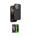 ieg™ iPhone 16 Pro Kılıf Kutup Modern - Şeffaf 360 Full Body Arka Koruyucu