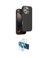 ieg™ iPhone 16 Pro Kılıf Kutup Modern - Siyah 3D Antistatik Cam Ekran Koruyucu