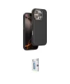 ieg™ iPhone 16 Pro Kılıf Kutup Modern - Siyah Bilvis 0.18mm Plus Cam Ekran Koruyucu