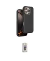 ieg™ iPhone 16 Pro Kılıf Kutup Modern - Siyah Bilvis 3D Cam Ekran Koruyucu