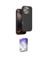 ieg™ iPhone 16 Pro Kılıf Kutup Modern - Siyah Bilvis 5in1 3D Magic Cam Ekran Koruyucu