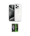 ieg™ iPhone 16 Pro Kılıf Nova Asil Prime - Şeffaf 360 Full Body Arka Koruyucu