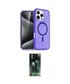 ieg™ iPhone 16 Pro Kılıf Nova Asil Prime - Siyah 360 Mat Full Body Arka Koruyucu