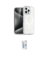ieg™ iPhone 16 Pro Kılıf Nova Asil Prime - Siyah Bilvis 0.18mm Plus Cam Ekran Koruyucu