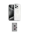 ieg™ iPhone 16 Pro Kılıf Nova Asil Prime - Siyah Bilvis 3D Mat Cam Ekran Koruyucu