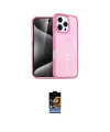 ieg™ iPhone 16 Pro Kılıf Nova Asil Prime - Siyah Buffer Hayalet Cam Ekran Koruyucu