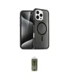 ieg™ iPhone 16 Pro Kılıf Nova Asil Prime - Siyah Joko Magic 5D Hayalet Cam
