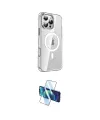 ieg™ iPhone 16 Pro Kılıf Nova Doku - Siyah 3D Antistatik Cam Ekran Koruyucu