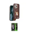 ieg™ iPhone 16 Pro Kılıf Nova Form Koleksiyonu - Şeffaf 360 Full Body Arka Koruyucu