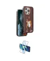 ieg™ iPhone 16 Pro Kılıf Nova Form Koleksiyonu - Siyah 3D Antistatik Cam Ekran Koruyucu