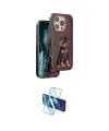 ieg™ iPhone 16 Pro Kılıf Nova Form Koleksiyonu - Siyah 3D Antistatik Cam Ekran Koruyucu