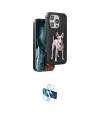 ieg™ iPhone 16 Pro Kılıf Nova Form Koleksiyonu - Siyah 3D Antistatik Seramik Nano Ekran Koruyucu