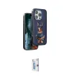 ieg™ iPhone 16 Pro Kılıf Nova Form Koleksiyonu - Siyah Bilvis 0.18mm Plus Cam Ekran Koruyucu