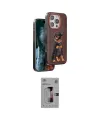ieg™ iPhone 16 Pro Kılıf Nova Form Koleksiyonu - Siyah Bilvis 3D Mat Cam Ekran Koruyucu