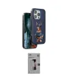 ieg™ iPhone 16 Pro Kılıf Nova Form Koleksiyonu - Siyah Bilvis 3D Mat Cam Ekran Koruyucu