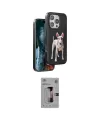 ieg™ iPhone 16 Pro Kılıf Nova Form Koleksiyonu - Siyah Bilvis 3D Mat Cam Ekran Koruyucu