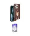 ieg™ iPhone 16 Pro Kılıf Nova Form Koleksiyonu - Siyah Bilvis 5in1 3D Magic Cam Ekran Koruyucu