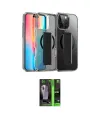 ieg™ iPhone 16 Pro Kılıf Nova Işık Koleksiyonu - Şeffaf 360 Full Body Arka Koruyucu
